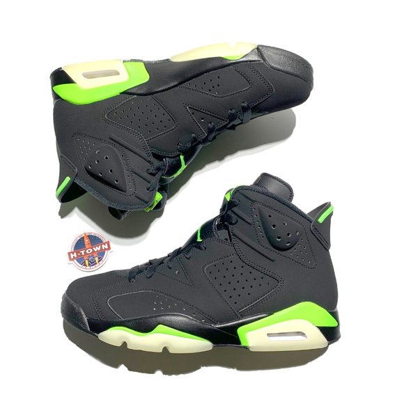 Air Jordan 6 Retro Electric Green Black CT8529-003 Men's size 10 - Picture 4 of 6